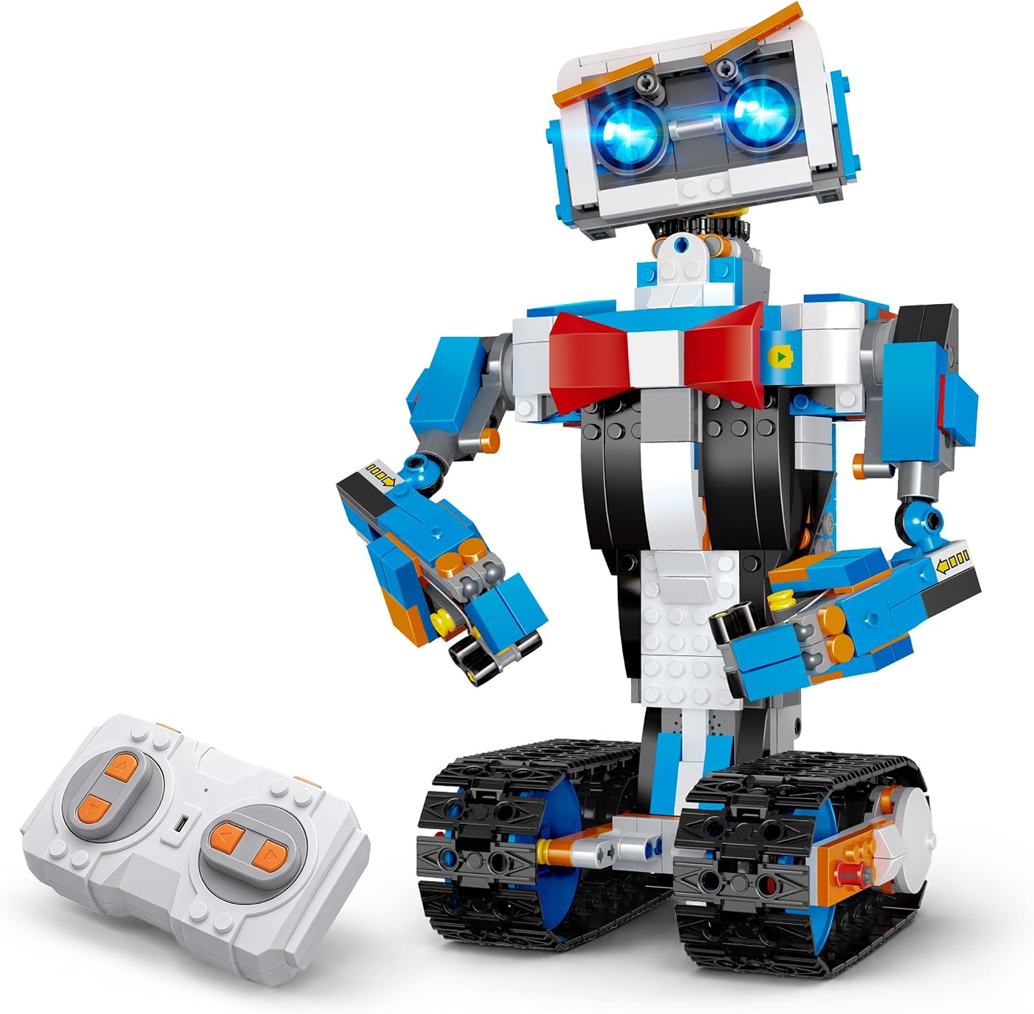 Robot Building Kit for Kids Ages 6-12, Remote Control STEM Coding Toy | 635-Piece Rechargeable Robot Kit, 5 APP Modes Control, Creative Programming, DIY Build Fun, Birthday gift for Boys and Girls