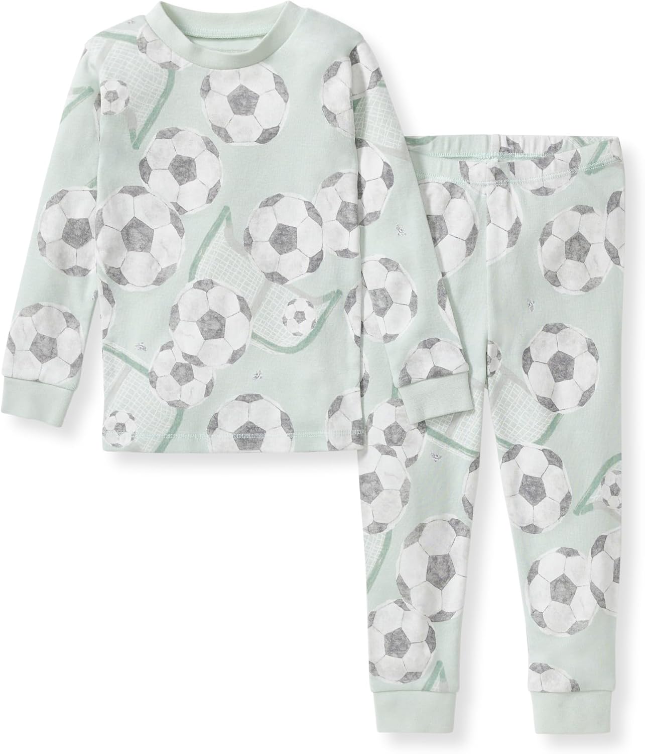 Burt’s Bees Baby Organic Cotton Pajamas for Boys, Toddler PJ Set, 2-PC | Soft, cozy, snug fitting pajamas feature stretchy ribbed cuffs and hand painted prints to make bedtime a breeze