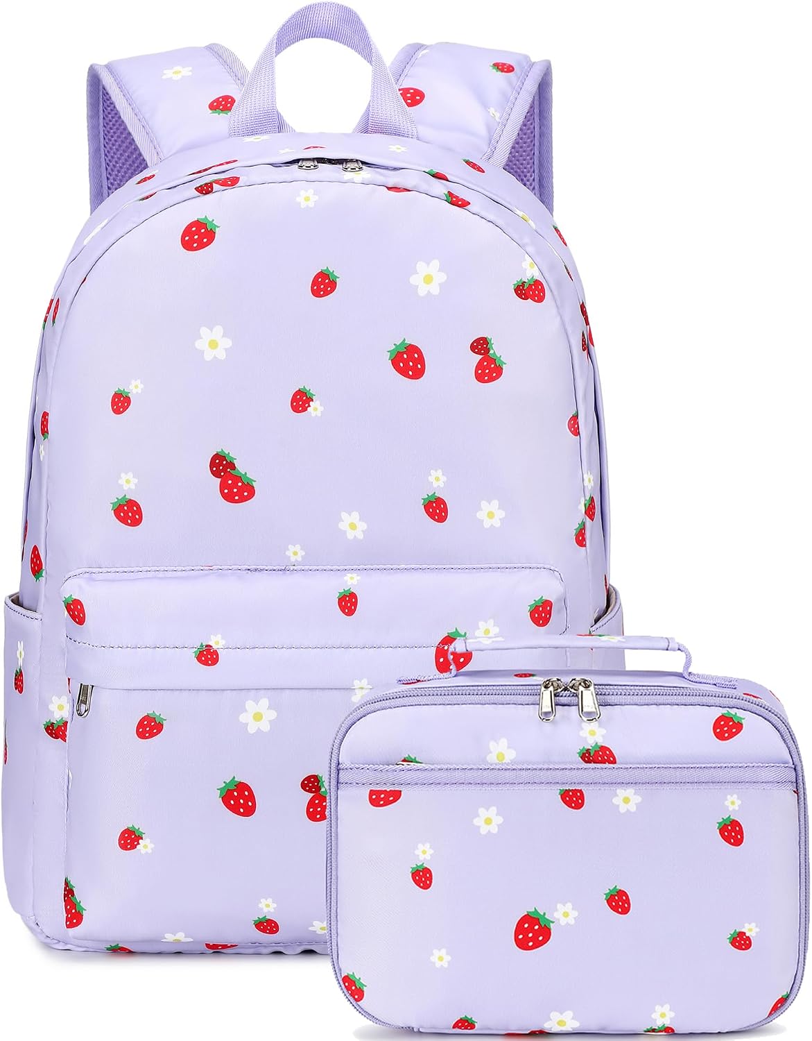 LEDAOU Girls Boys Backpack with Lunch Box Set, 16″ Kids School Backpack for Preschool Kindergarten Elementary