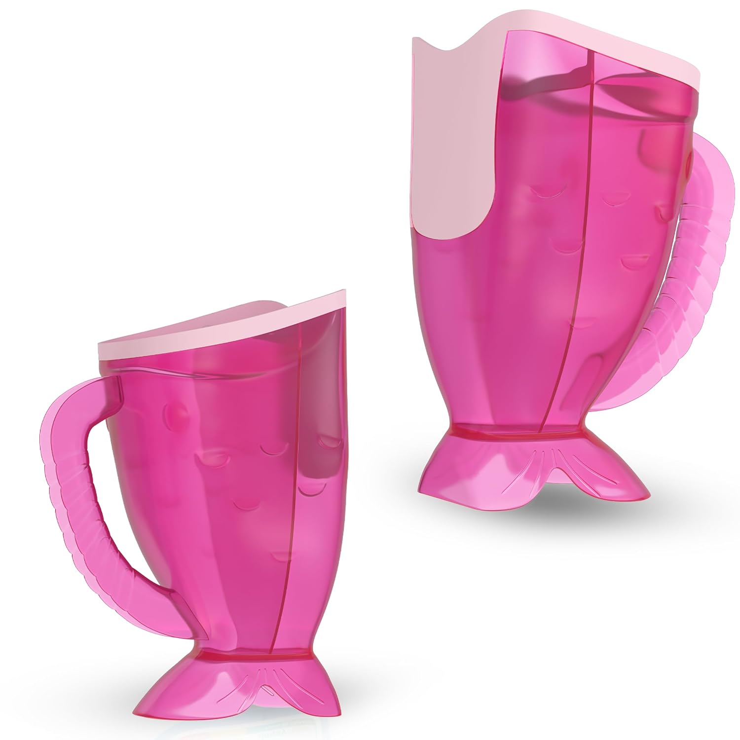 Pink Baby Rinser Cup and Bath Pail – Tear-Free, Non-Toxic, BPA-Free Accessory for Kids of All Ages – Provides Gentle, Safe, Enjoyable Bathing