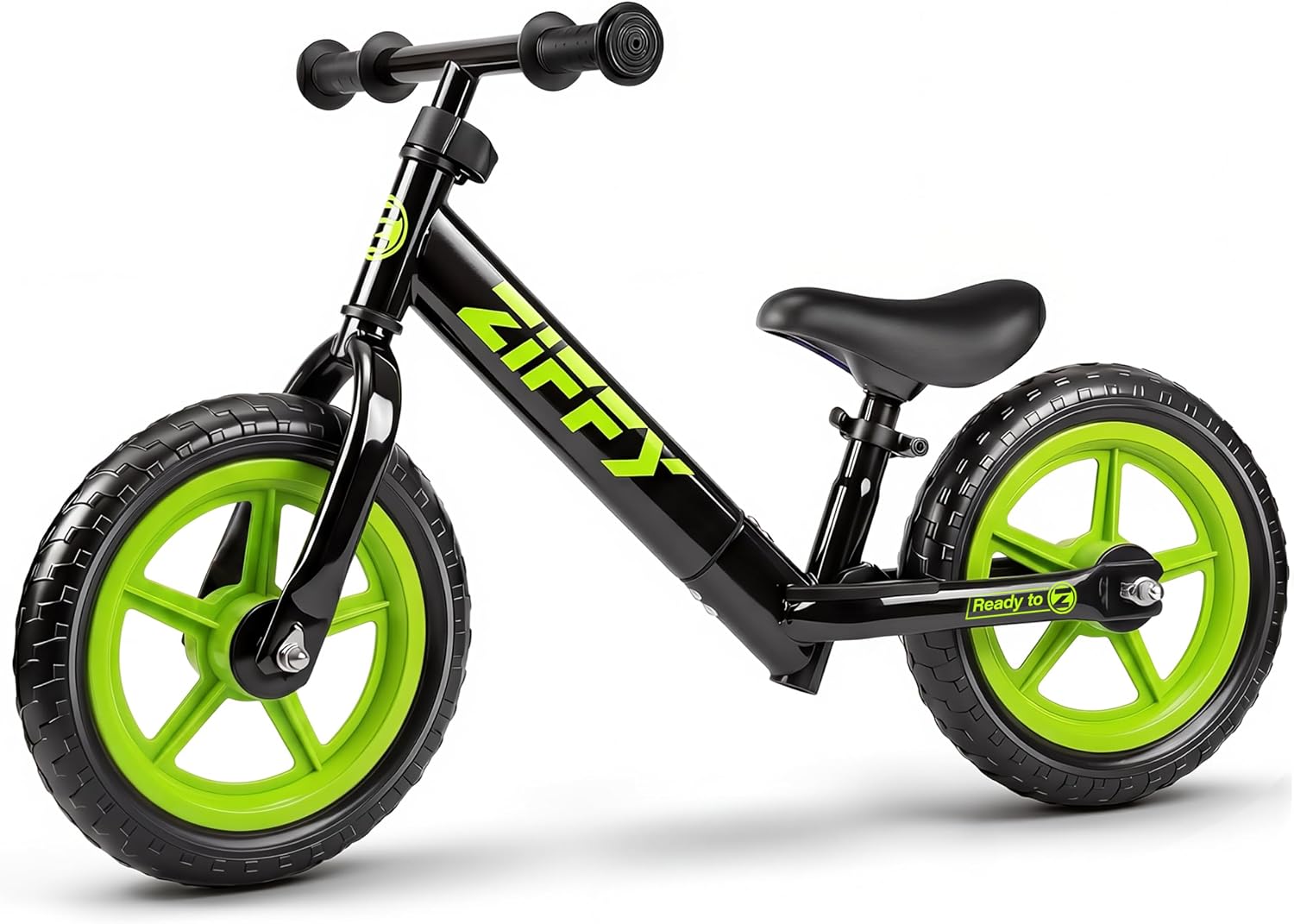 12 Inch Balance Bike for 2-5 Years Old, No-Pedal Kids Balance Bike Toy, Lightweight Steel Frame, Sporty Outdoor Gift for Boys & Girls
