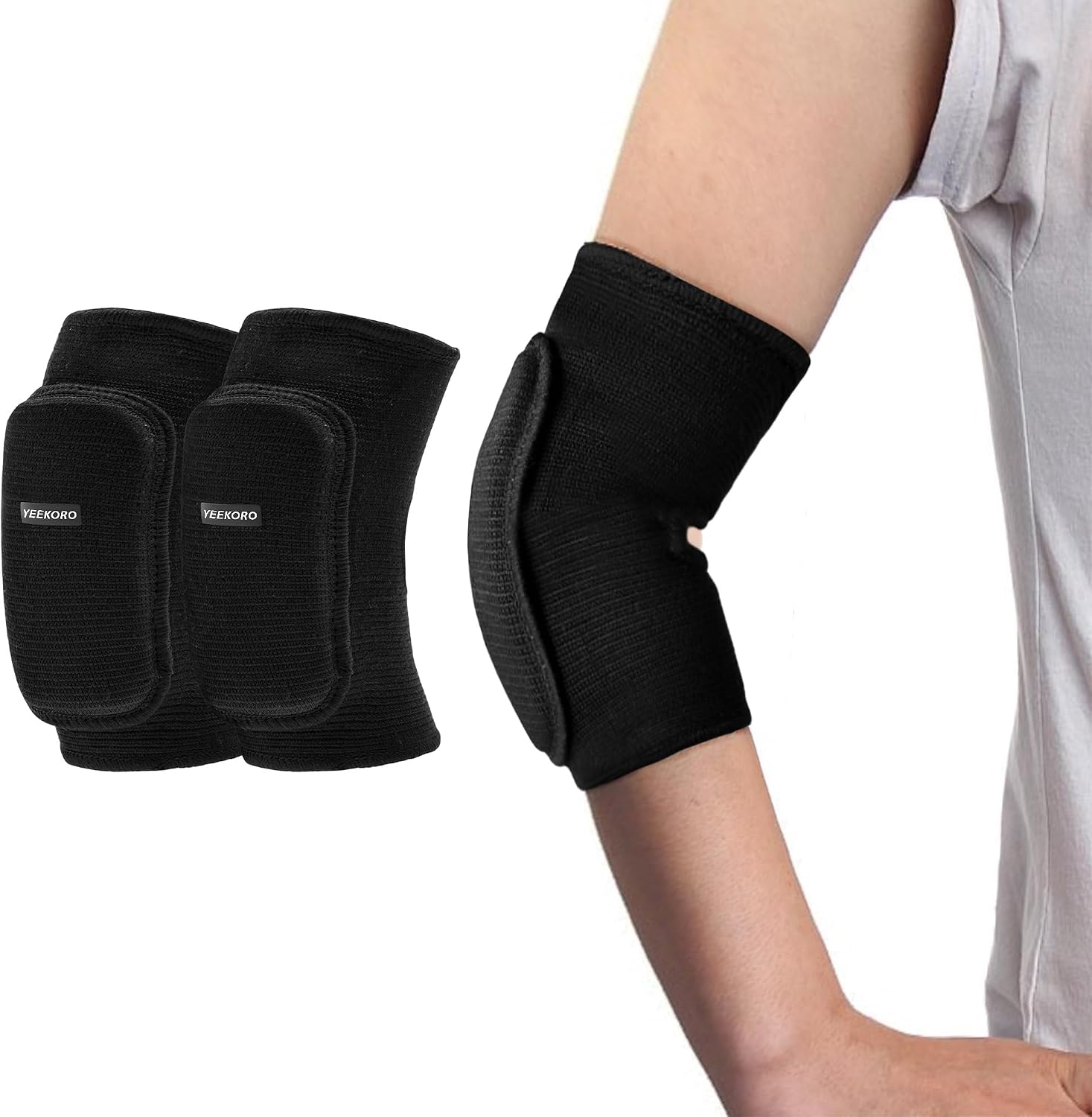 Kids Elbow Pads, Breathable Elbow Protector for Boys Girls