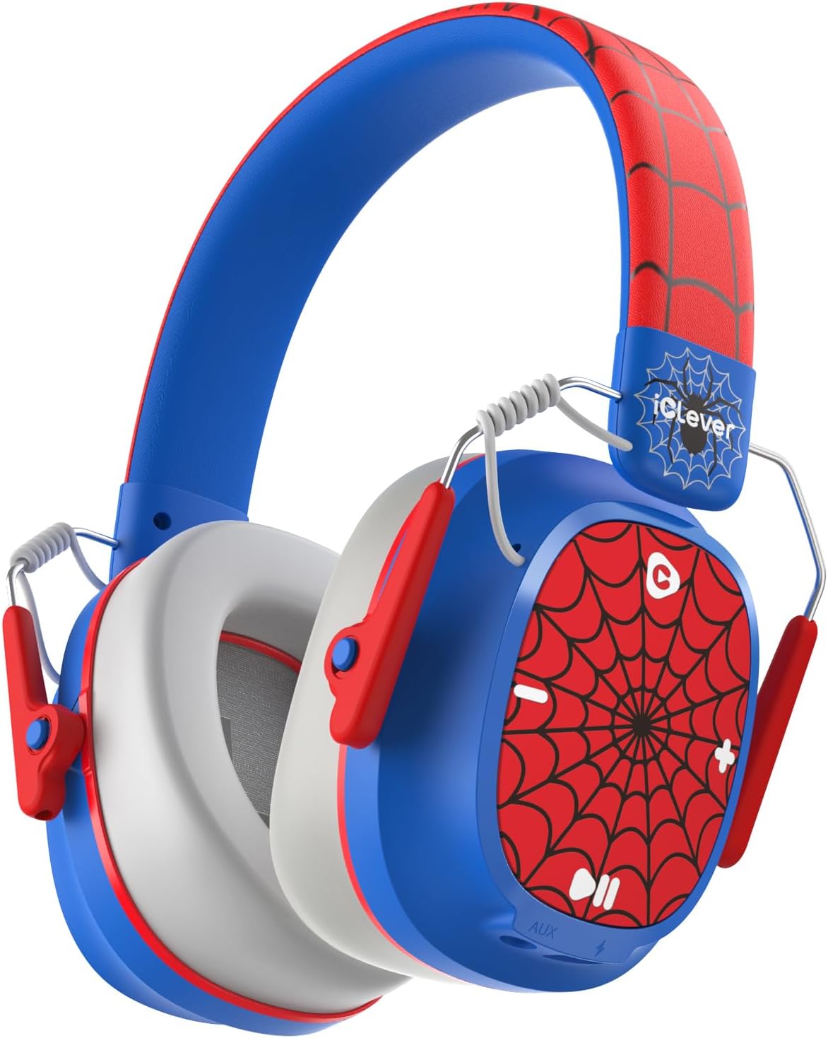 iClever Noise Cancelling Headphones for Kids Adult Bluetooth Ear Protection | SafeSound Tech, 60H PlayTime, Kids Wireless Noise Reduction Headphones for Autism Fireworks Event Monster Jam Concert, FOCUS