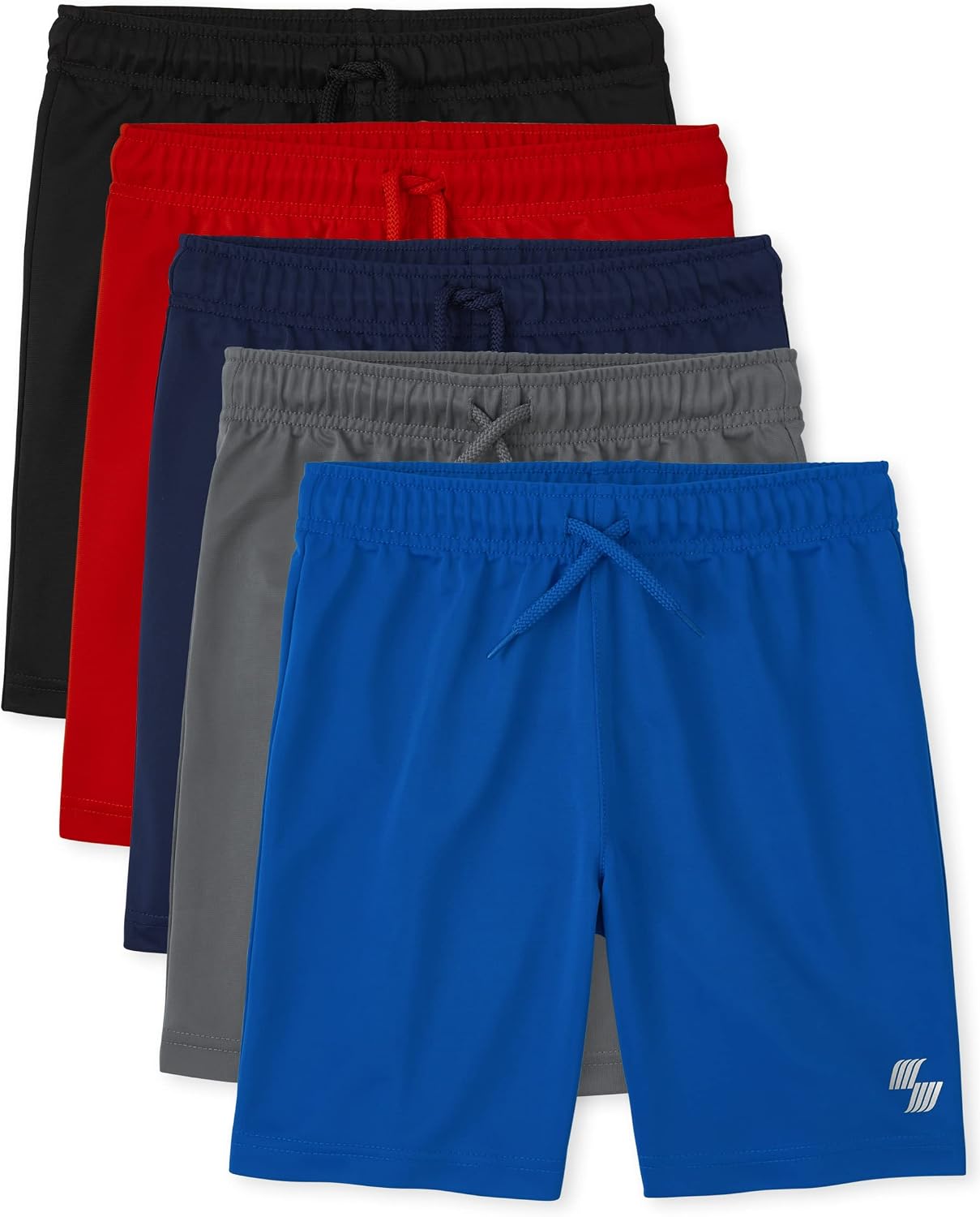 The Children’s Place Boys’ Performance Basketball Shorts 2 Pack