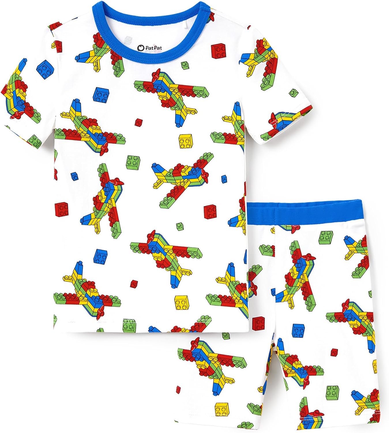 PATPAT Baby & Toddler Pajamas with Organic Cotton, Snug Fit PJs for Girls Boys Kids, Soft & Stretchy Short Summer Sleepwear