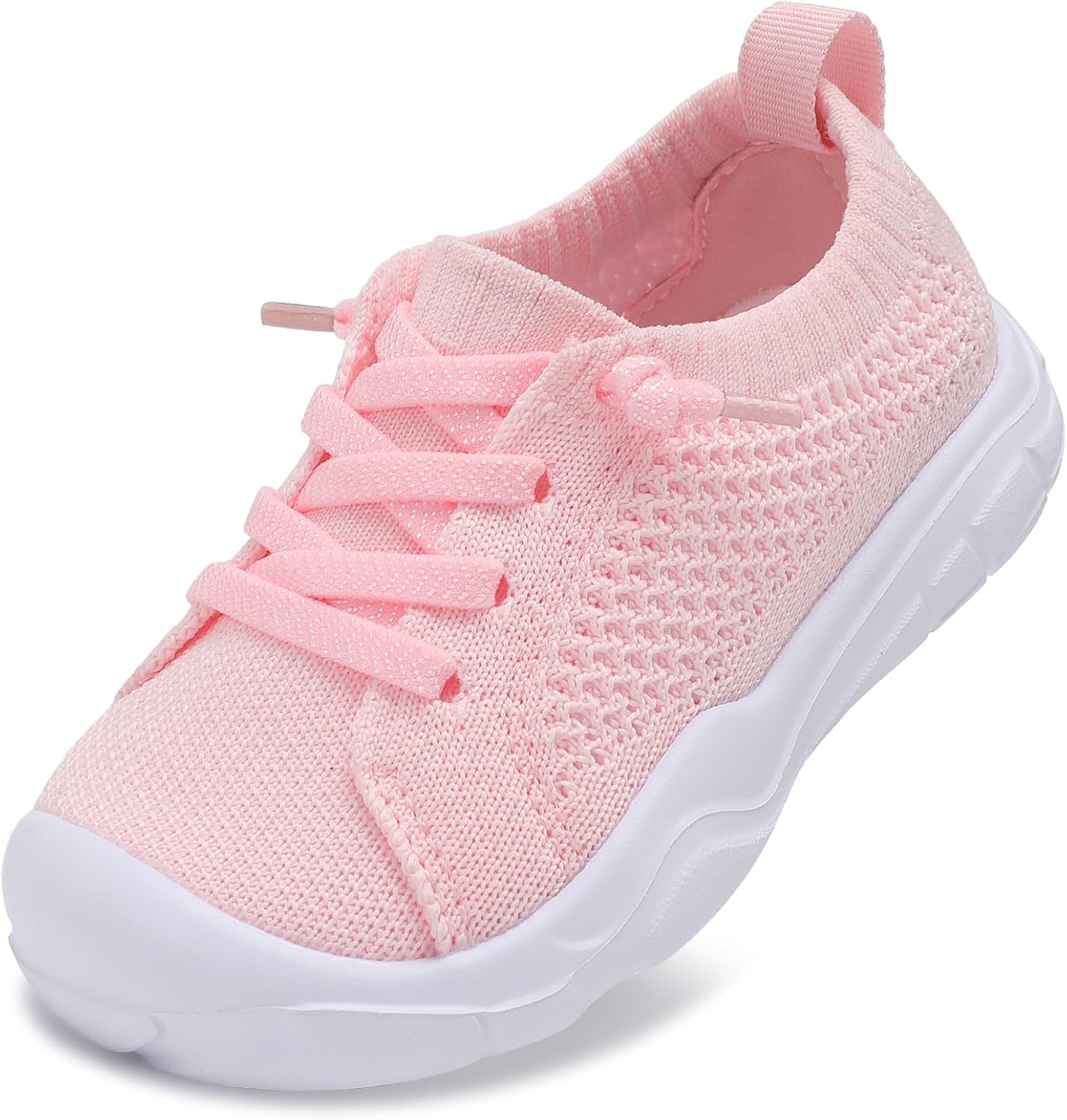 LeIsfIt Toddler Shoes Boys Girls Wide Toe Box Breathable Slip-On Sneakers Kids Lightweight Barefoot Feel Shoes for Everyday Play