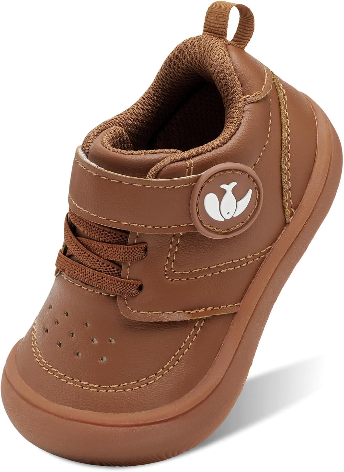 FEETCITY Leather Toddler Shoes Baby First Walking Shoes Infant Sneakers | Wide Leather Lightweight Breathable Anti-Slip Flexible indoor outdoor sports school walking running playing