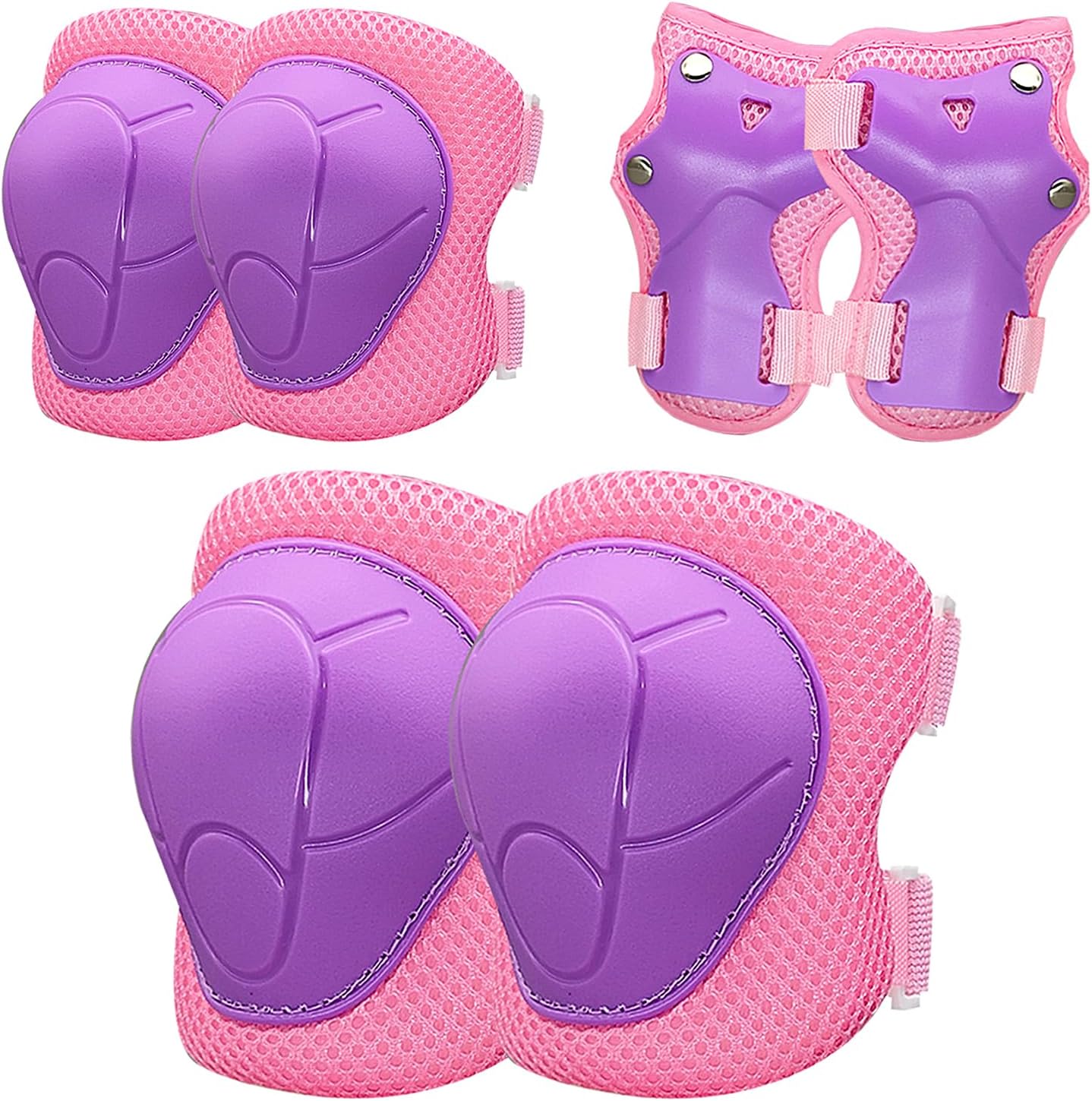 ATOOWTO Knee Pads for Kids， Knee Pads and Elbow Pads Set Toddler 3-10 Years Protective Gear Set