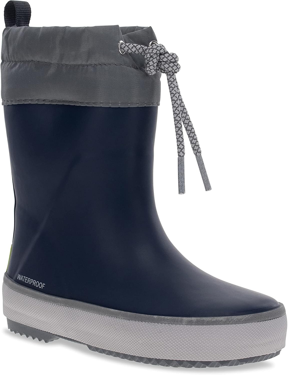 Western Chief Kids Element Waterproof Rain Boot for Boys and Girls | Toddler to big kid sizes boots with nylon collar, warm fleece lining, EVA insole, and slip resistant outsole for rainy days