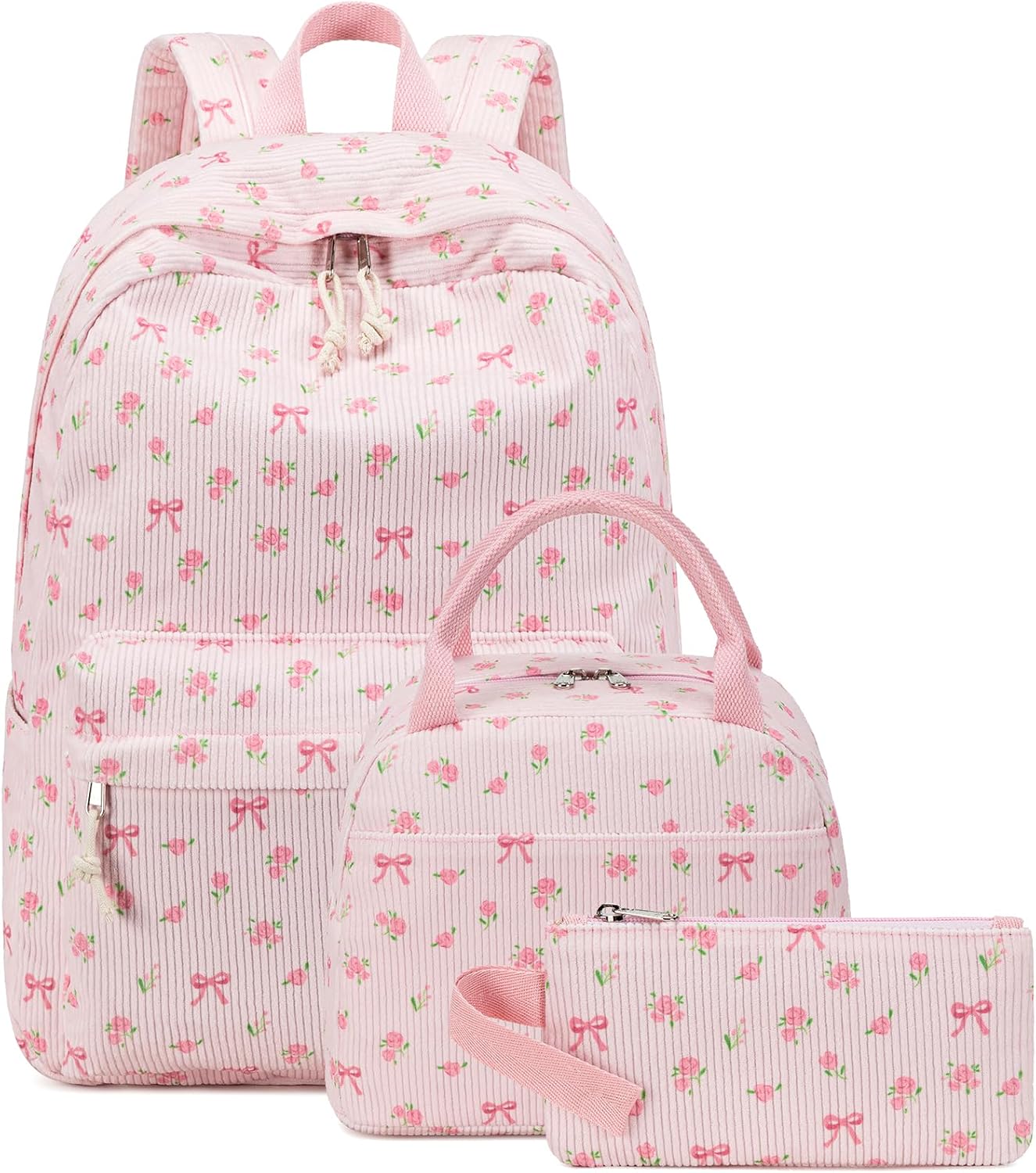 BTOOP School Backpacks for Teen Girls Bookbags Lightweight Kids Backpack School Bags Set with Lunch Box Pencil Case