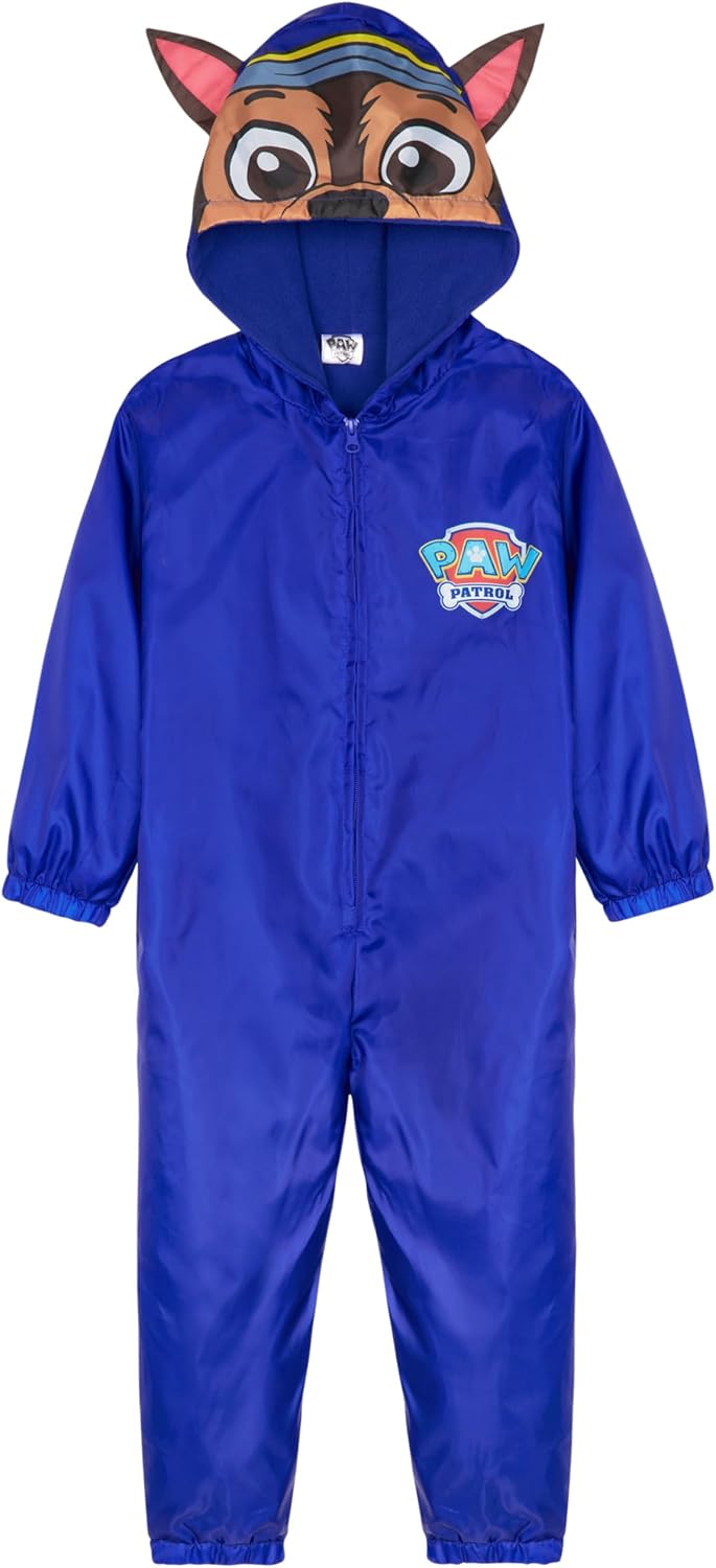Get Trend Paw Patrol Rain Suit for Kids Toddlers, Fleece Lined Coveralls, Sonic Waterproof Rain Gear Gifts for Boys Girls
