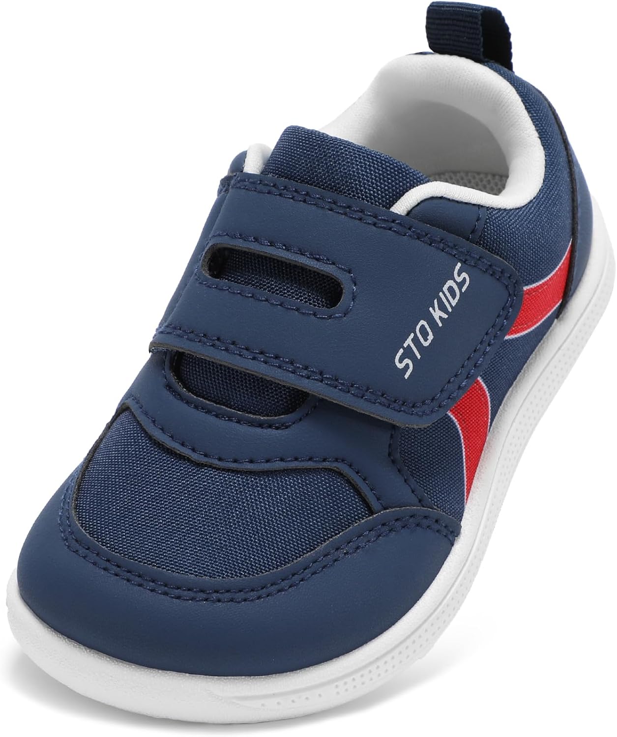 STQ KIDS Toddler Wide Toe Box Shoes Barefoot Boys Girls Sneakers Preschool | Non Slip Sole, Flexible, First Walking Baby Shoe, Kids, Lightweight, Soft, Comfortable, Tennis, Running, Outdoor Activities