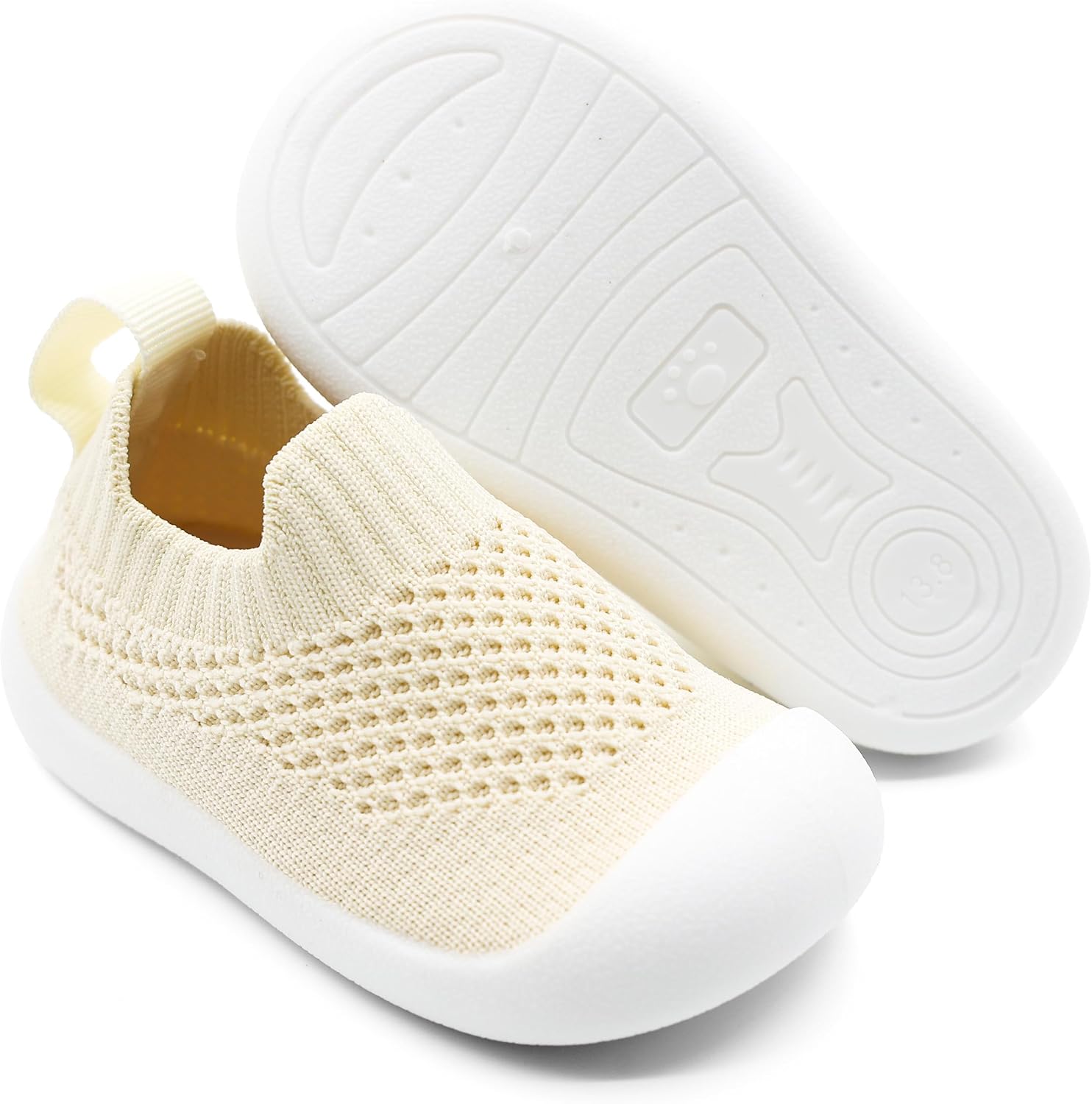 Toddler Shoes 6-24 Months Baby Walking Sock Shoes for Boys & Girls | Baby Shoes,Summer Soft Bottom Non-Slip Breathable Knit Upper Sneakers,Infant Tennis Wide Toe Box Tiny Explorings Shoes