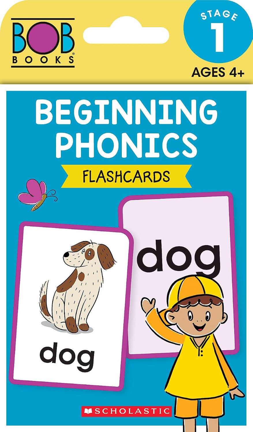 Bob Books – Beginning Phonics Flashcards | Phonics, Ages 4 and up, Kindergarten (Stage 1: Starting to Read)