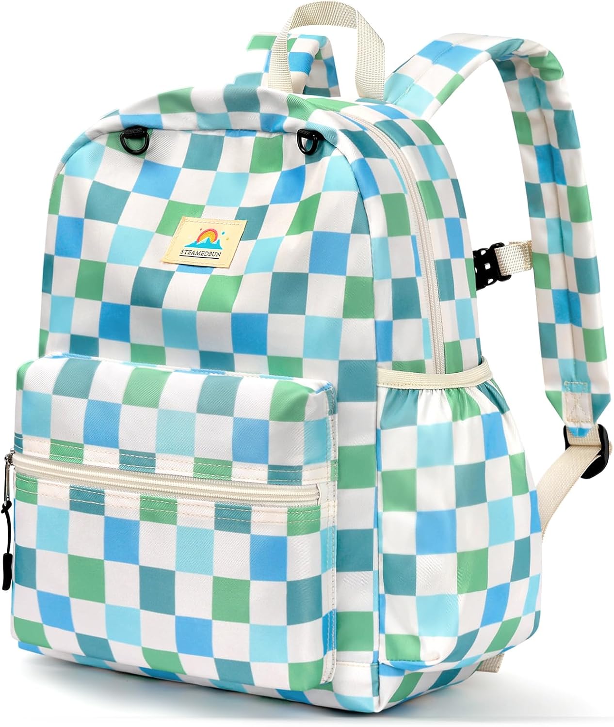 STEAMEDBUN Kids Backpack for Boys Girls 5-8, 15inch Girls Boys Backpacks Kindergarten
