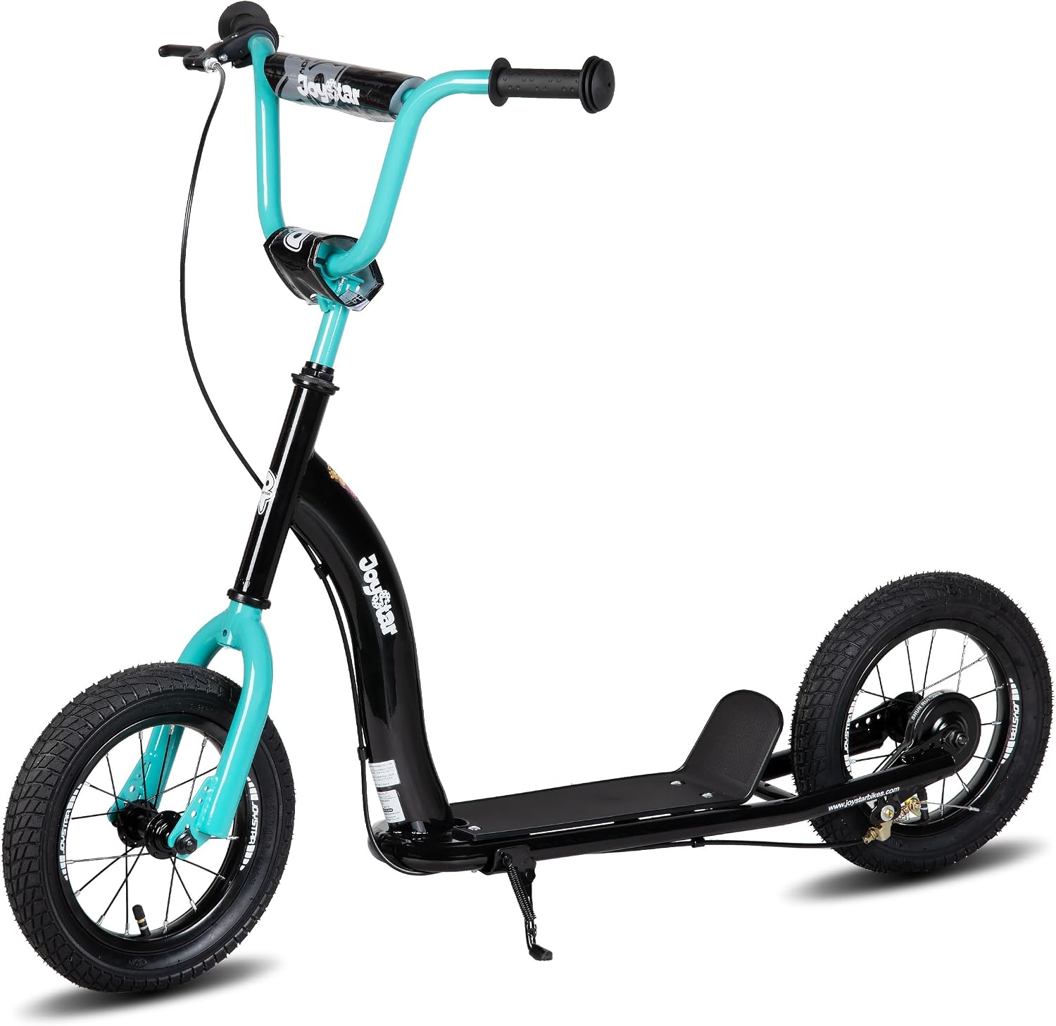 JOYSTAR Kick Scooter for Kids 5+ Teens & Youth, 12″ Kids Scooter | Big Wheel Scooter with Adjustable Handlebar, 2 Wheel Scooter, Rear Drum Brakes