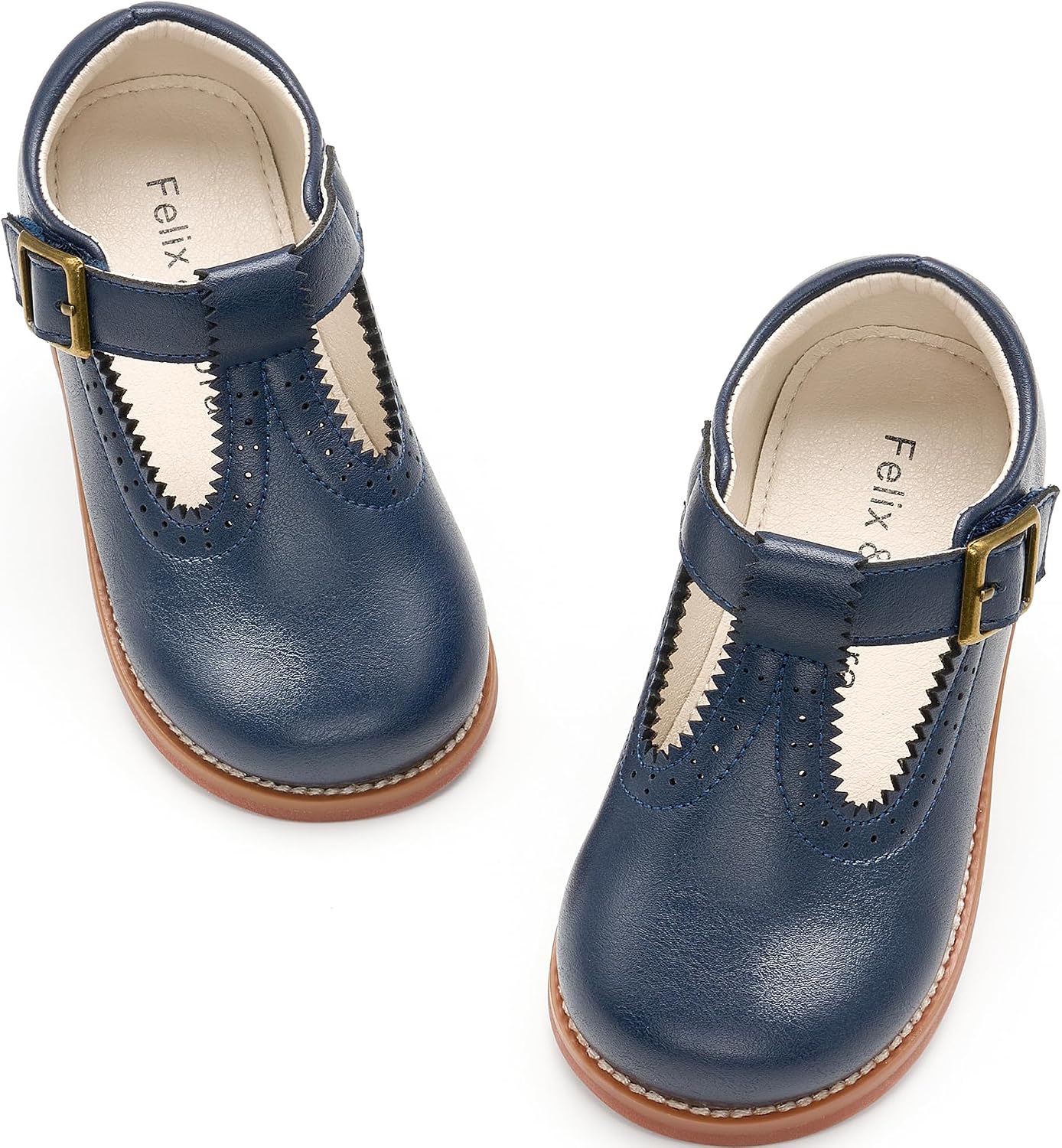 Felix & Flora Toddler Little Girl Mary Jane Dress Shoes – Ballet Flats for Easter Flower Girl Party School Shoes.