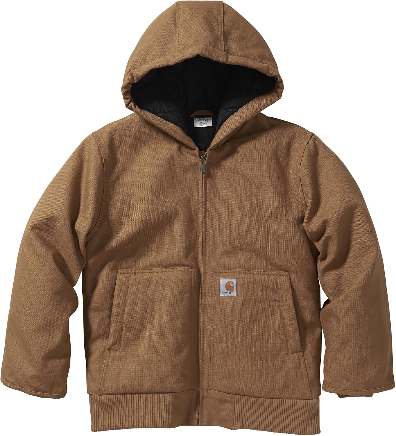 Carhartt Boys Insulated Jacket | Polyester Blend | Quilted Polyester Brushed Tricot-Lined Main Body | Everyday Wear