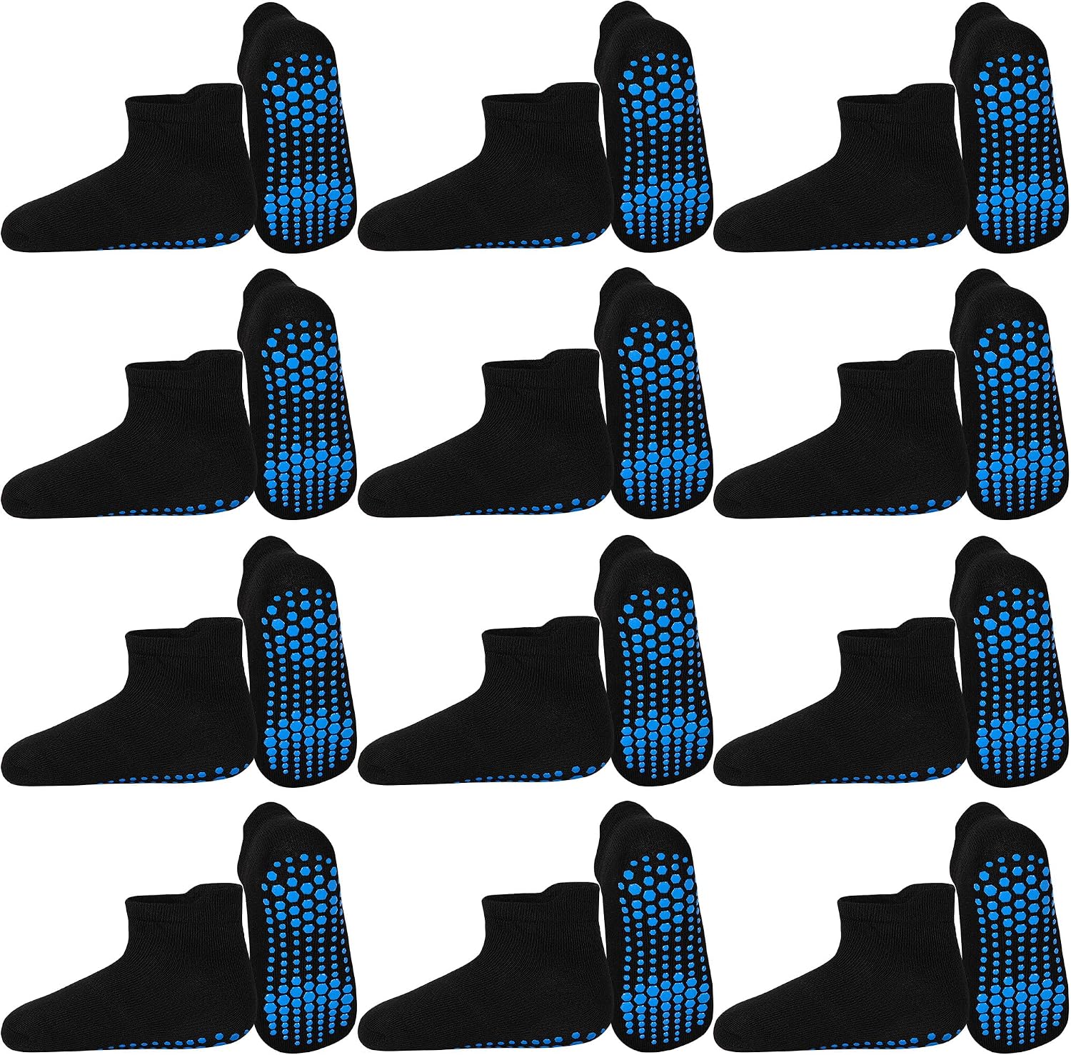 HYCLES Kids Grip Socks, Non Slip Toddler Socks Anti-Slip Kid Socks for Boys Girls 1-7 Years