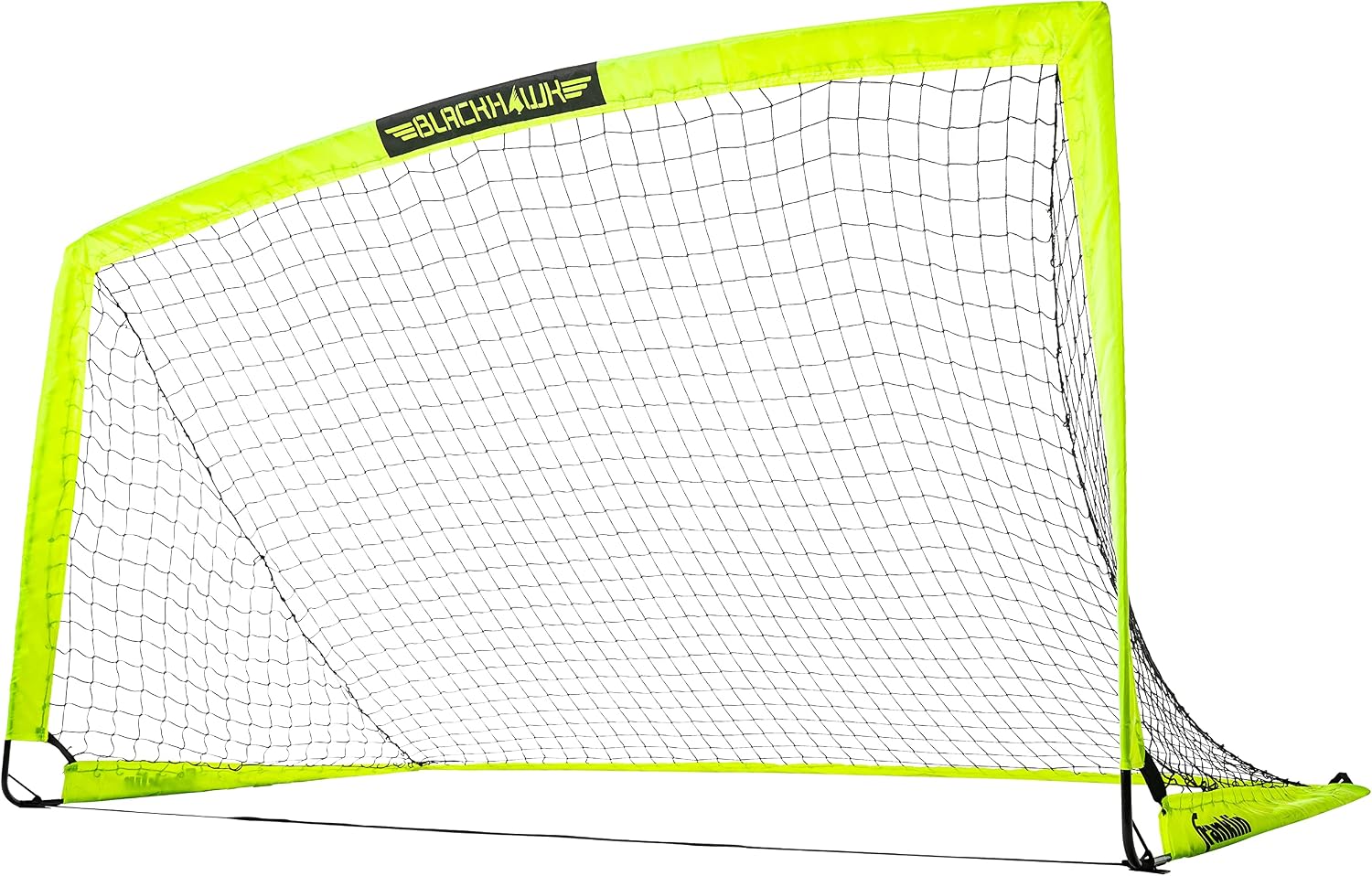 Franklin Sports Blackhawk Backyard Soccer Goal – Portable Pop Up Soccer Nets – Youth + Adult Folding Indoor + Outdoor Goals – Multiple Sizes + Colors
