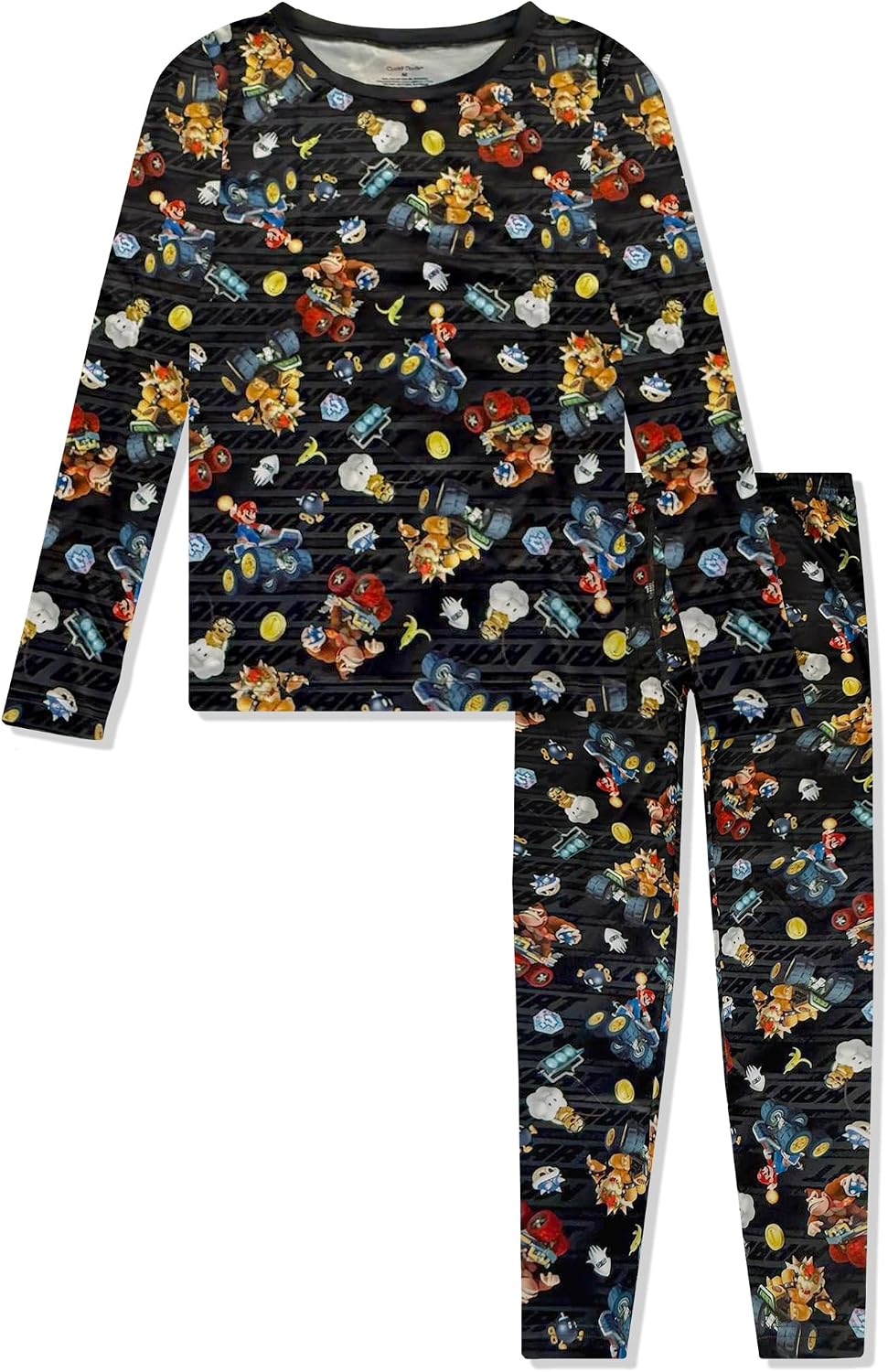 Cuddl Duds Boys Thermal Underwear Set – Spiderman, Pokemon, Minecraft, Super Mario Designs – Kids Long John Base Layer
