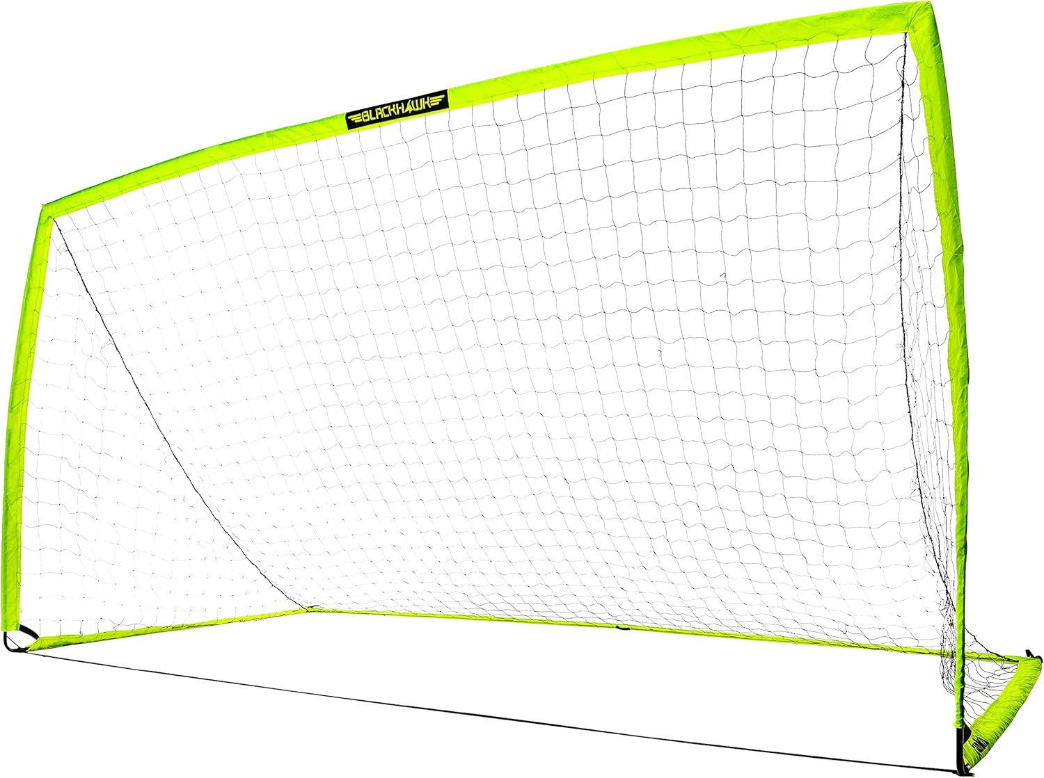 Franklin Sports Blackhawk Backyard Soccer Goal – Portable Pop Up Soccer Nets – Youth + Adult Folding Indoor + Outdoor Goals – Multiple Sizes + Colors