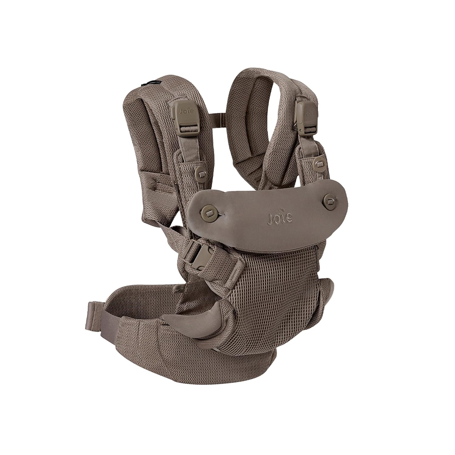 Joie Savvy Air 4-in-1 Mesh Baby Carrier – Breathable, Ergonomic Baby Carrier with 4 Carry Positions, Cooling Mesh Fabric, Padded Straps, and Lumbar Support (Bisque)