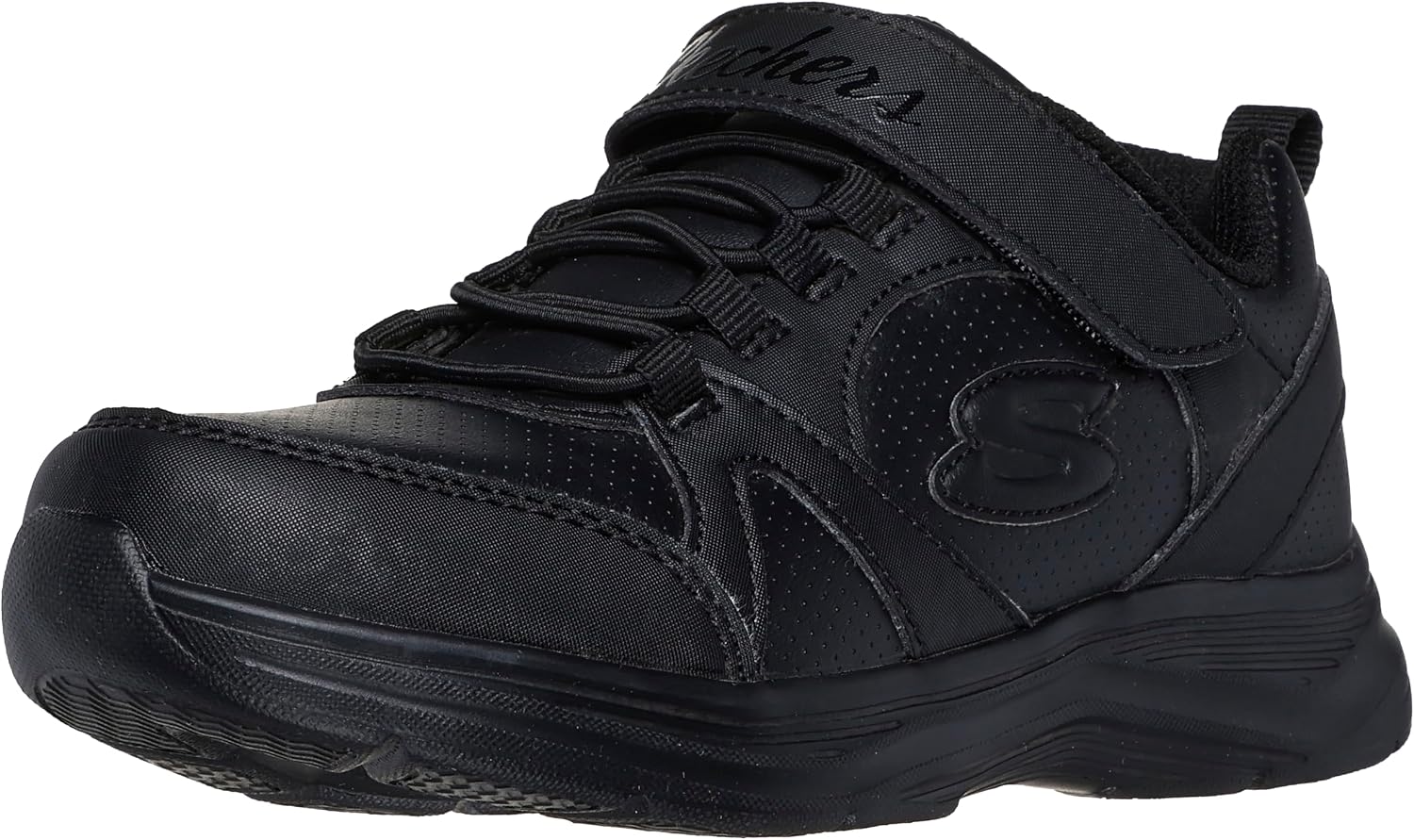 Skechers Girls’ Glimmer Kicks – School Struts Sneaker