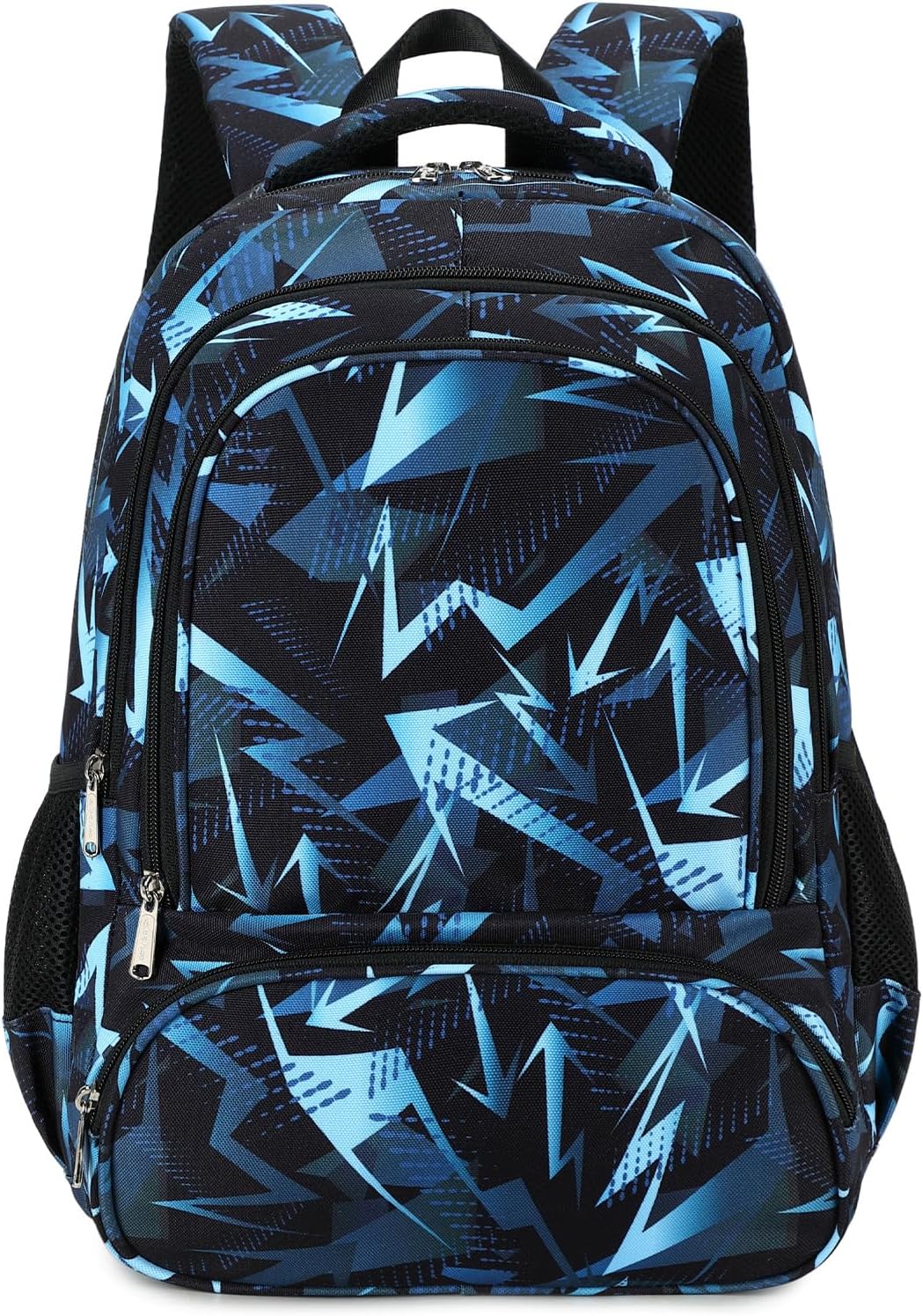 abshoo Lightweight Kids Backpack For School Boys Bookbag Kindergarten Elementary School Bags (Geometry Black-A)
