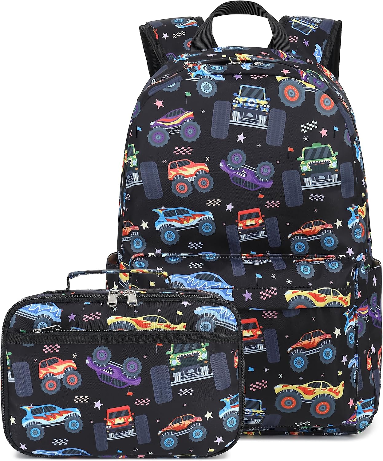 Backpack for Kids, Boys Girls Preschool Backpacks with Lunch Box Toddler Kindergarten School Bookbag Set