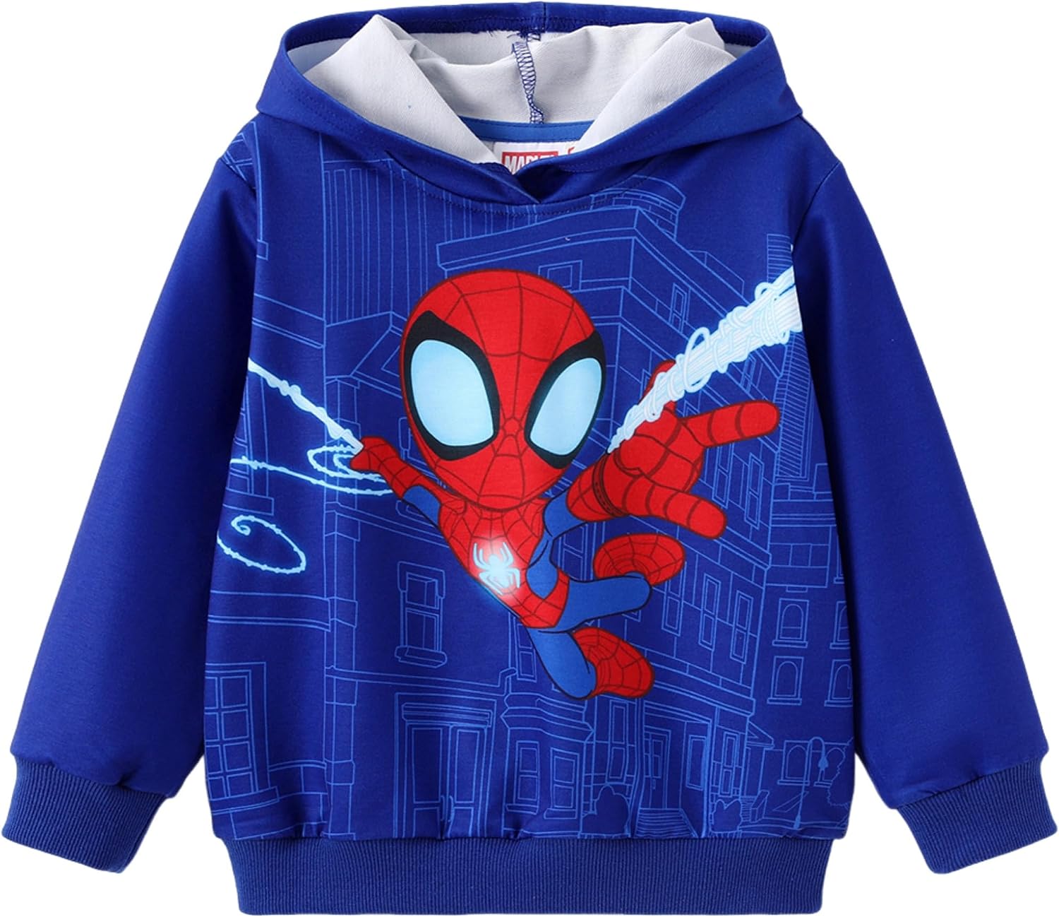 Marvel Spiderman Hoodie Hulk Venom Boy Girl Sweatshirt Kid Pullover Top2-9Y | Avengers Super Heroes Graphic Cloth,Kids Fashion Apparel,Thor Hooded Sweat Captain America Iron Man Light Autumn Street Wear