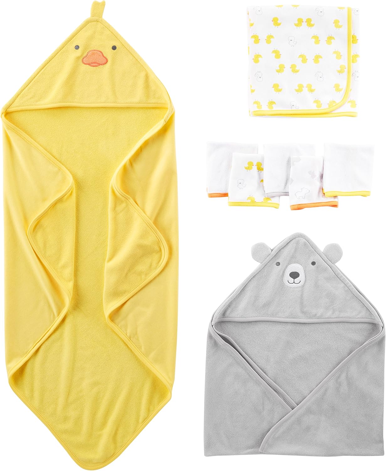 Simple Joys by Carter’s baby-girls 8-piece Towel and Washcloth Set