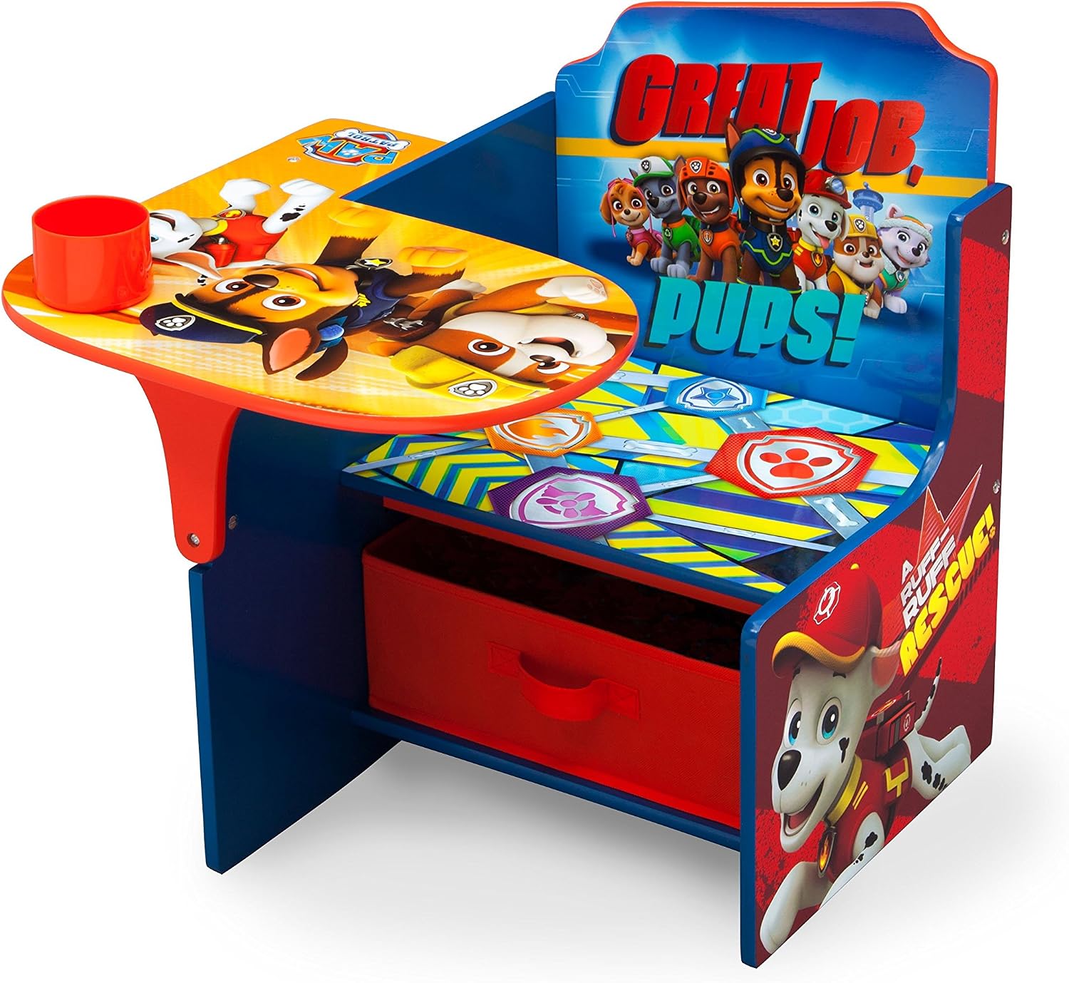 Delta Children Chair Desk With Storage Bin, Nick Jr. PAW Patrol